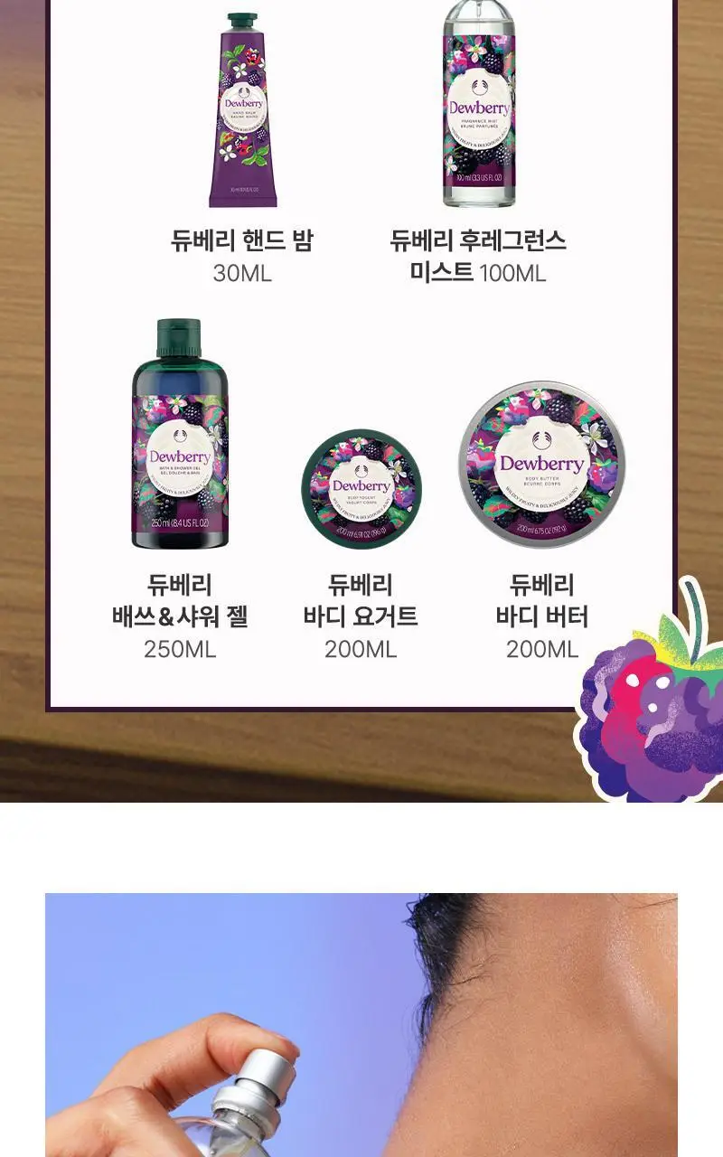 [NEW] 더바디샵 듀베리 후레그런스 미스트 100ml 상세페이지 6
